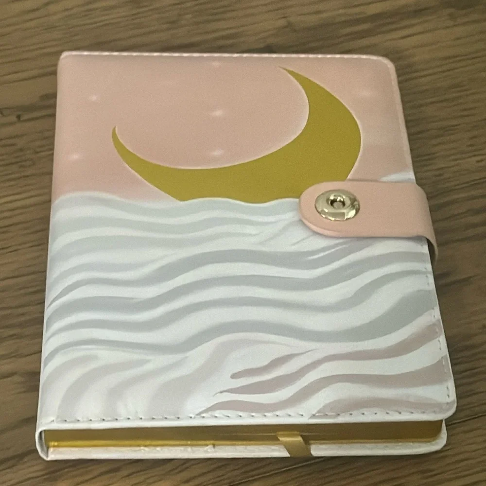 CUSTOM ENGRAVED JOURNAL VEGAN LEATHER SLATE MONOCHROME